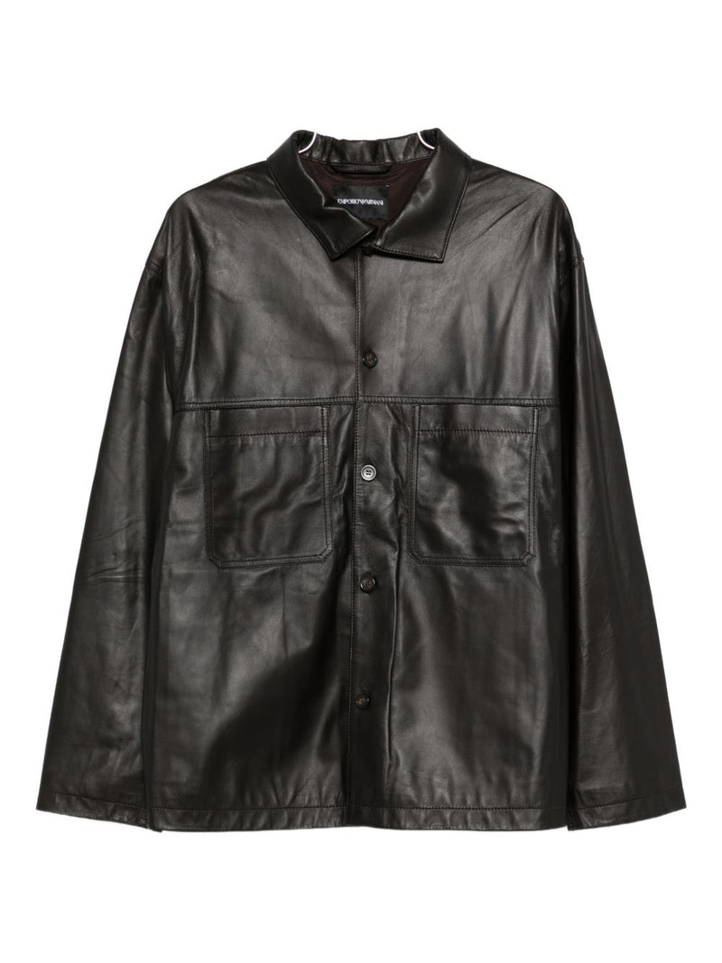Emporio Armani Leather jacket | Urbalenti™ NYC