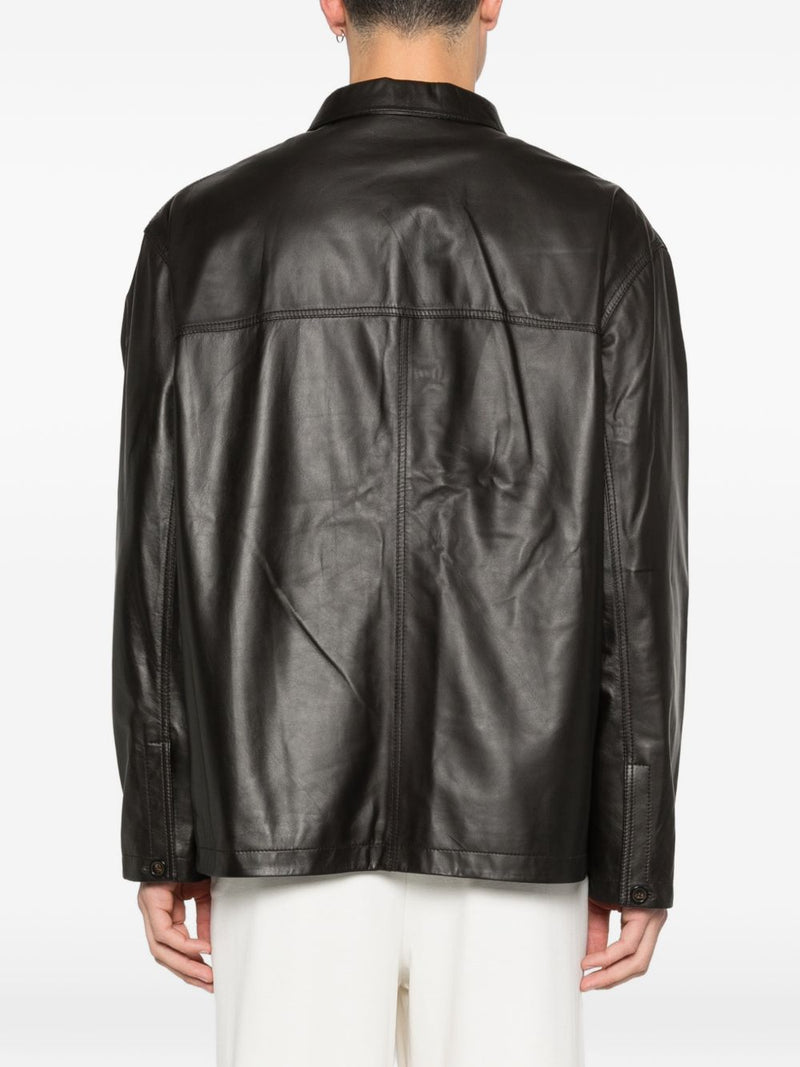 Emporio Armani Leather jacket | Urbalenti™ NYC