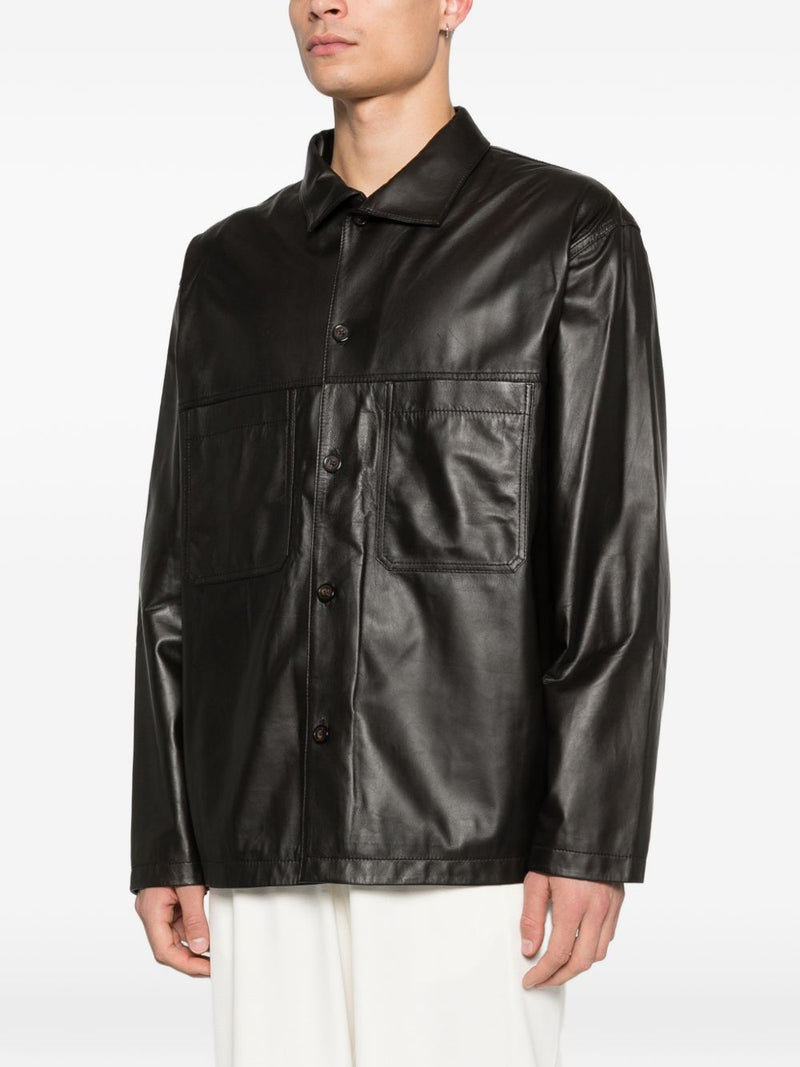 Emporio Armani Leather jacket | Urbalenti™ NYC