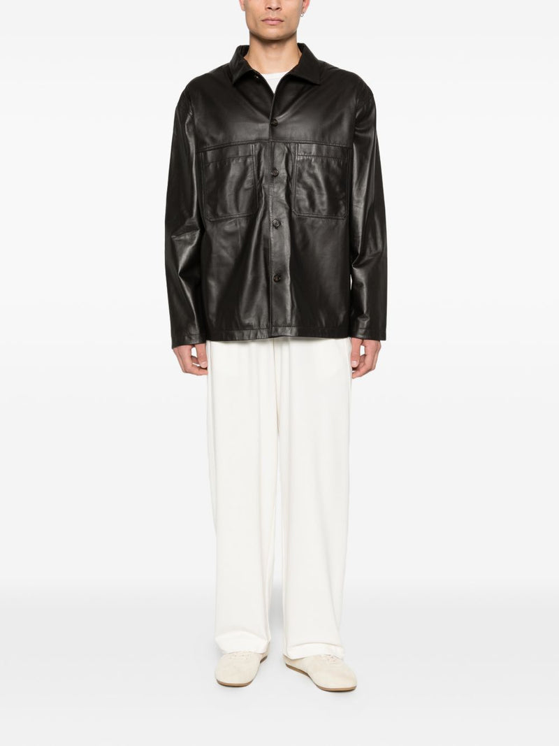 Emporio Armani Leather jacket | Urbalenti™ NYC