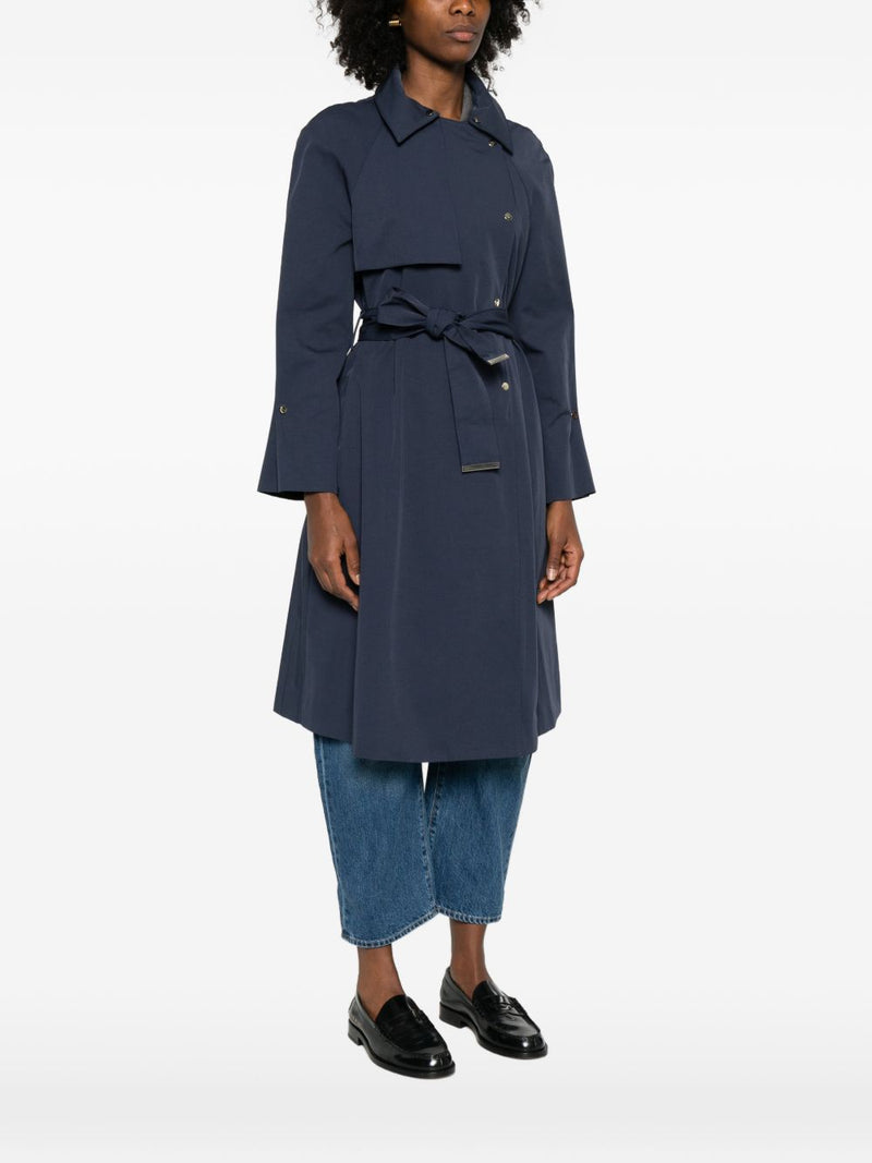 Emporio Armani Cotton blend trench coat Variant 2 | Urbalenti™ NYC