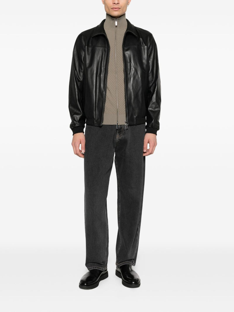 Emporio Armani Chevron cardigan | Urbalenti™ NYC
