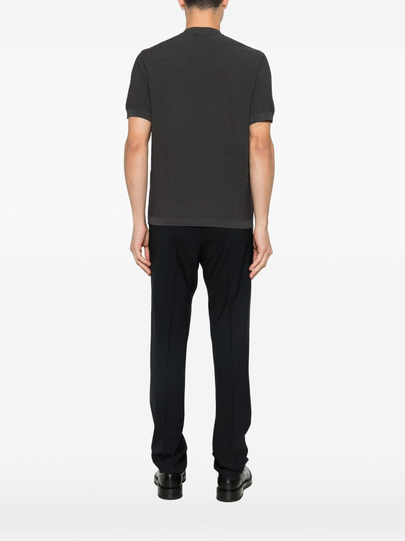 Emporio Armani Knitted t-shirt | Urbalenti™ NYC
