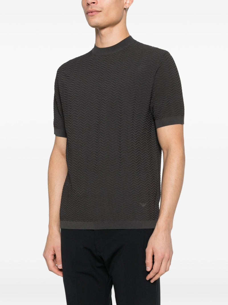 Emporio Armani Knitted t-shirt | Urbalenti™ NYC