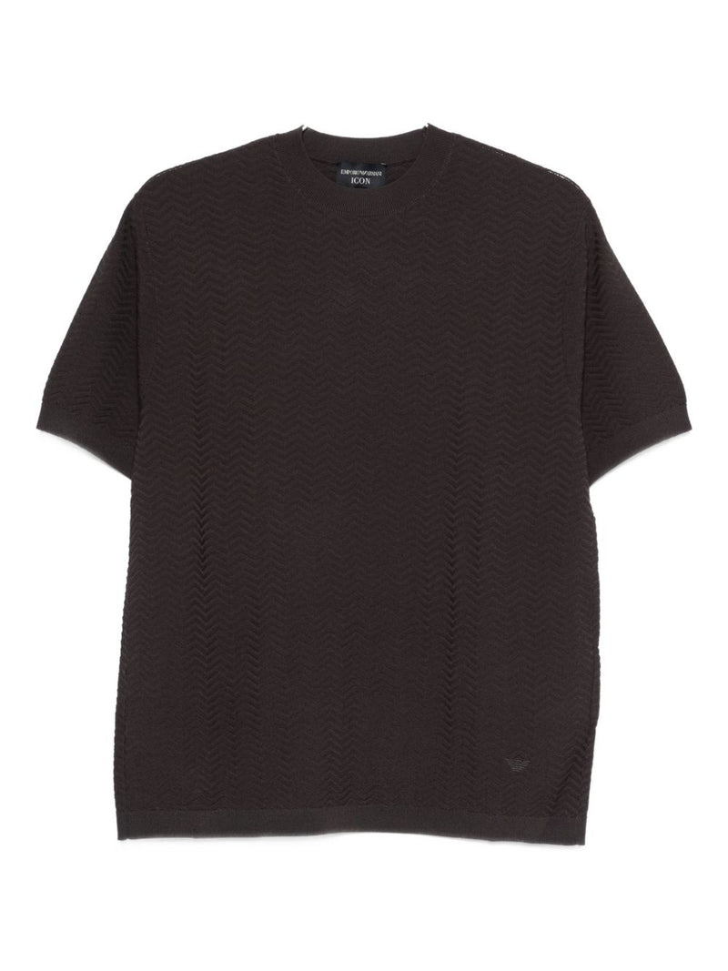 Emporio Armani Knitted t-shirt | Urbalenti™ NYC