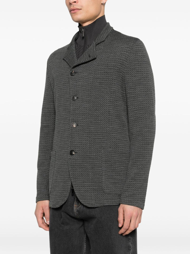 Emporio Armani Wool blend blazer jacket | Urbalenti™ NYC