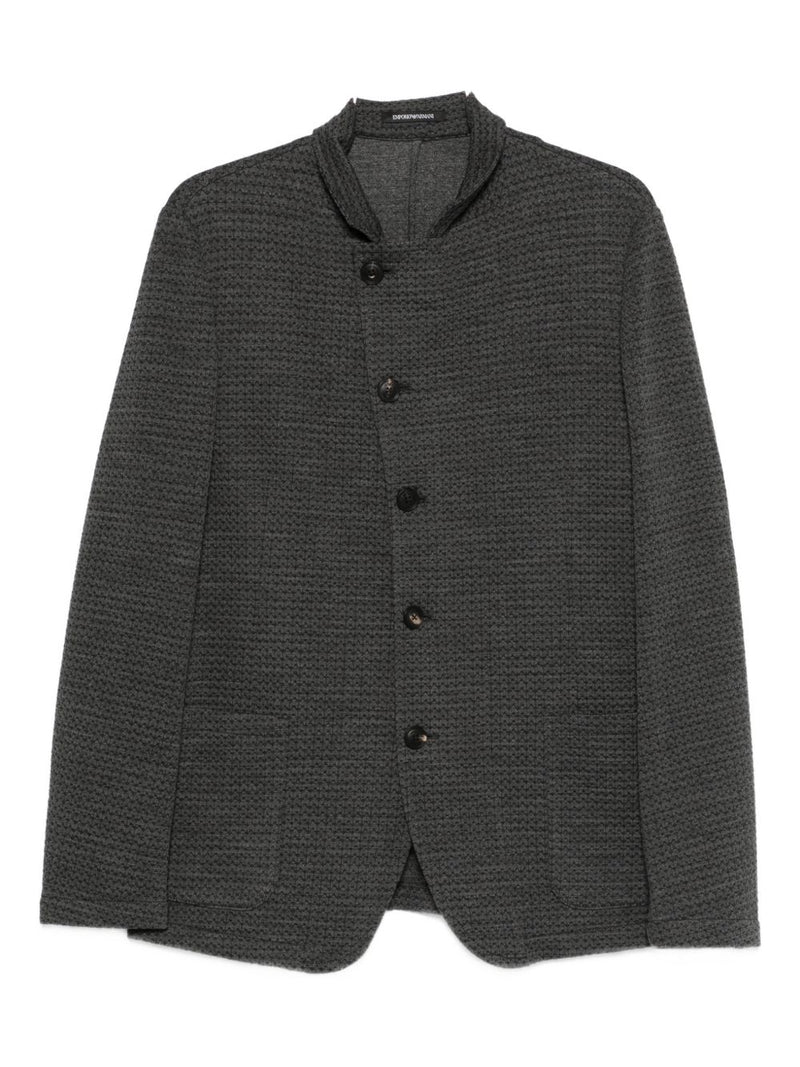 Emporio Armani Wool blend blazer jacket | Urbalenti™ NYC