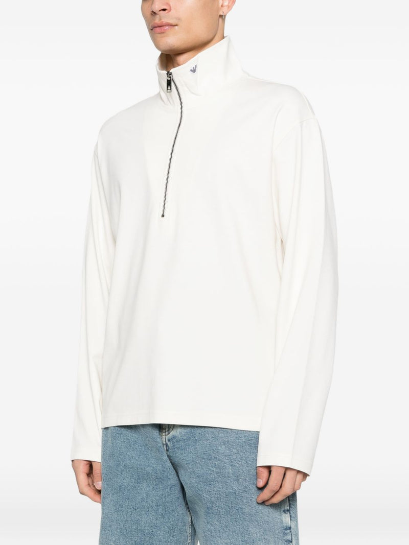 Emporio Armani Half-zip pullover | Urbalenti™ NYC