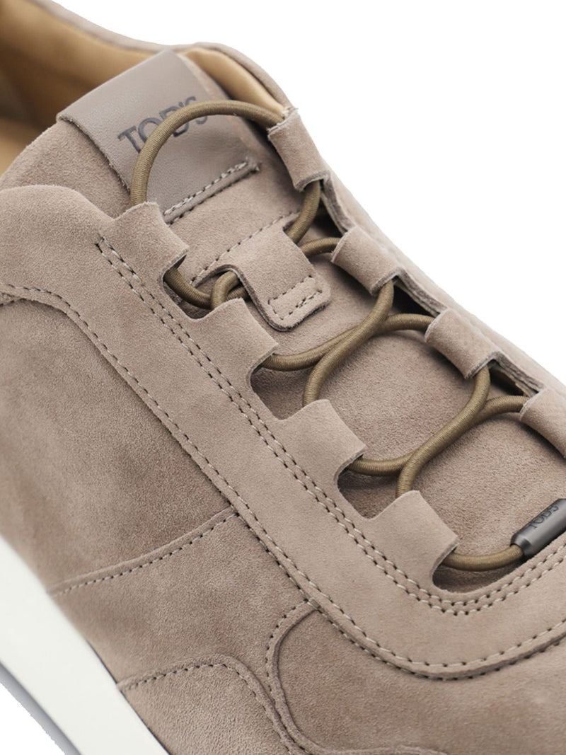 Tod'S Red Dot Pashmy Suede Sneakers - Red Leather | Urbalenti | Urbalent... | Urbalenti™ NYC