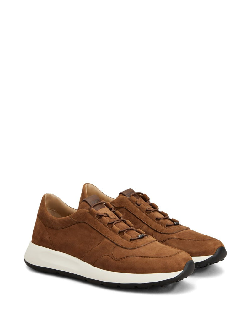 Tod'S Tod'S Red Dot Pashmy Suede Sneakers