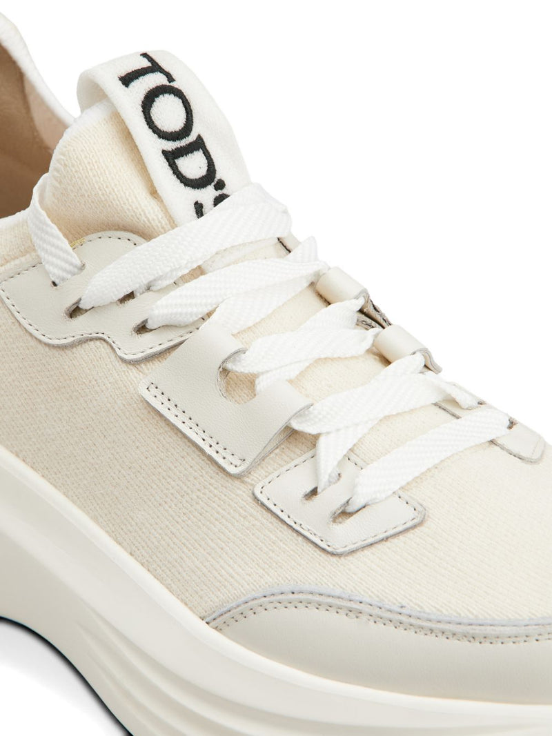 Tod'S Fabric and Leather Sneakers | Urbalenti™ NYC