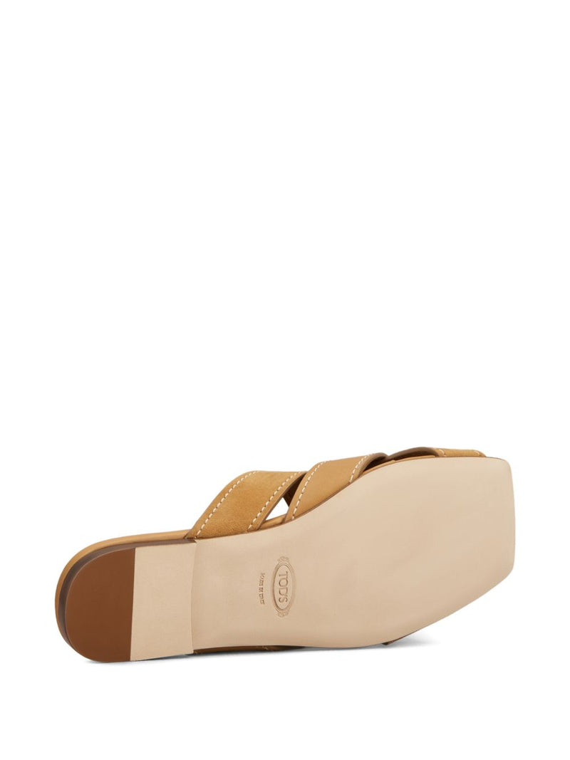 Tod'S Sandal in Smooth Leather and Suede | Urbalenti™ NYC