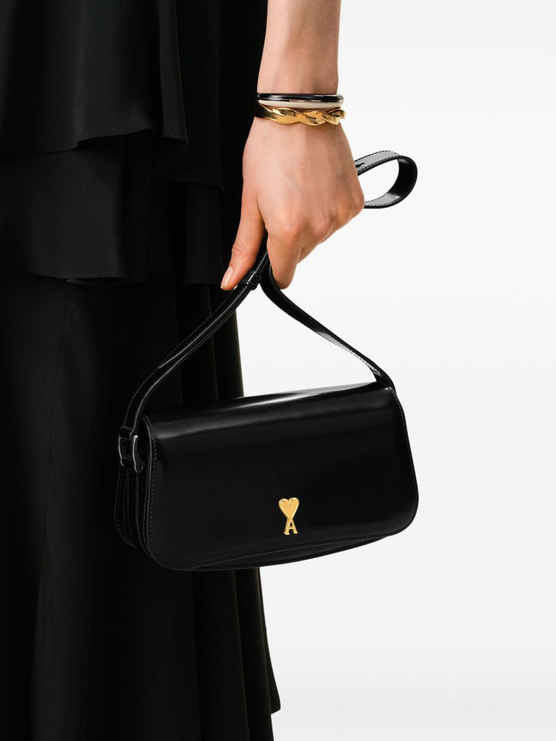 Ami Paris Ami Paris Paris Paris leather shoulder bag