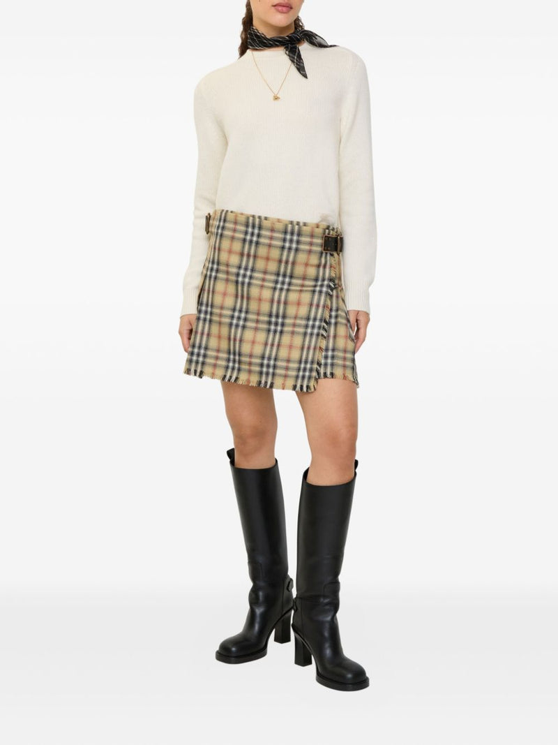 Burberry Wool mini skirt | Urbalenti™ NYC