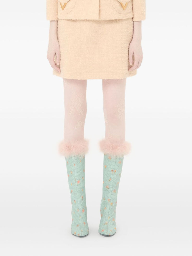 Valentino Valentino VLogo Signature wool skirt