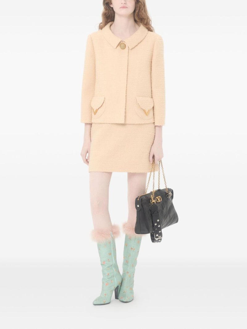 Valentino Valentino VLogo Signature wool skirt