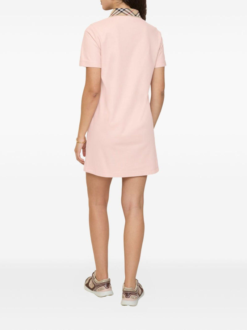 Burberry Check collar cotton dress | Urbalenti™ NYC