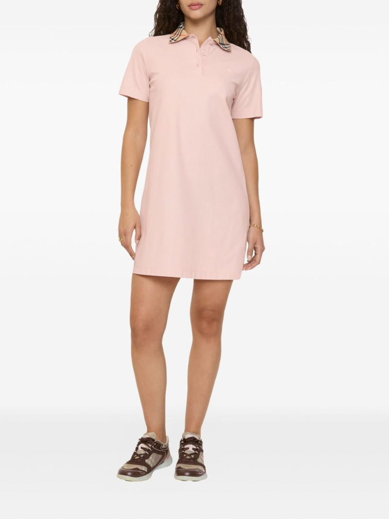 Burberry Check collar cotton dress | Urbalenti™ NYC