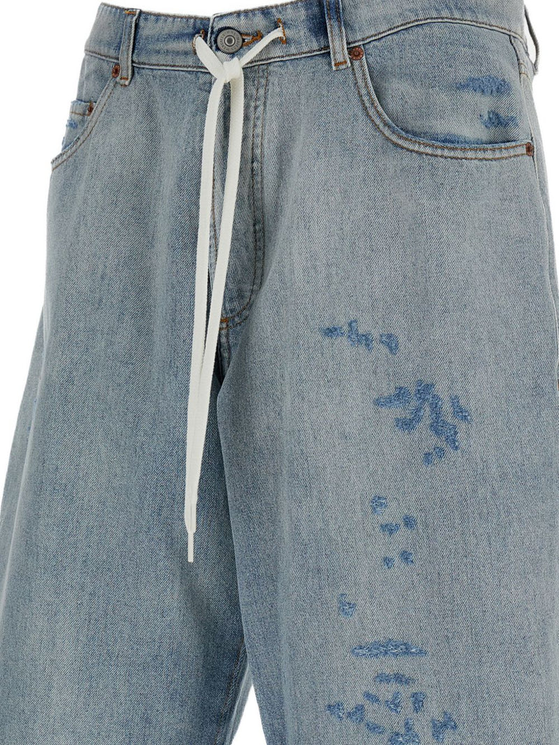MM6 Maison Margiela Denim cotton shorts | Urbalenti™ NYC