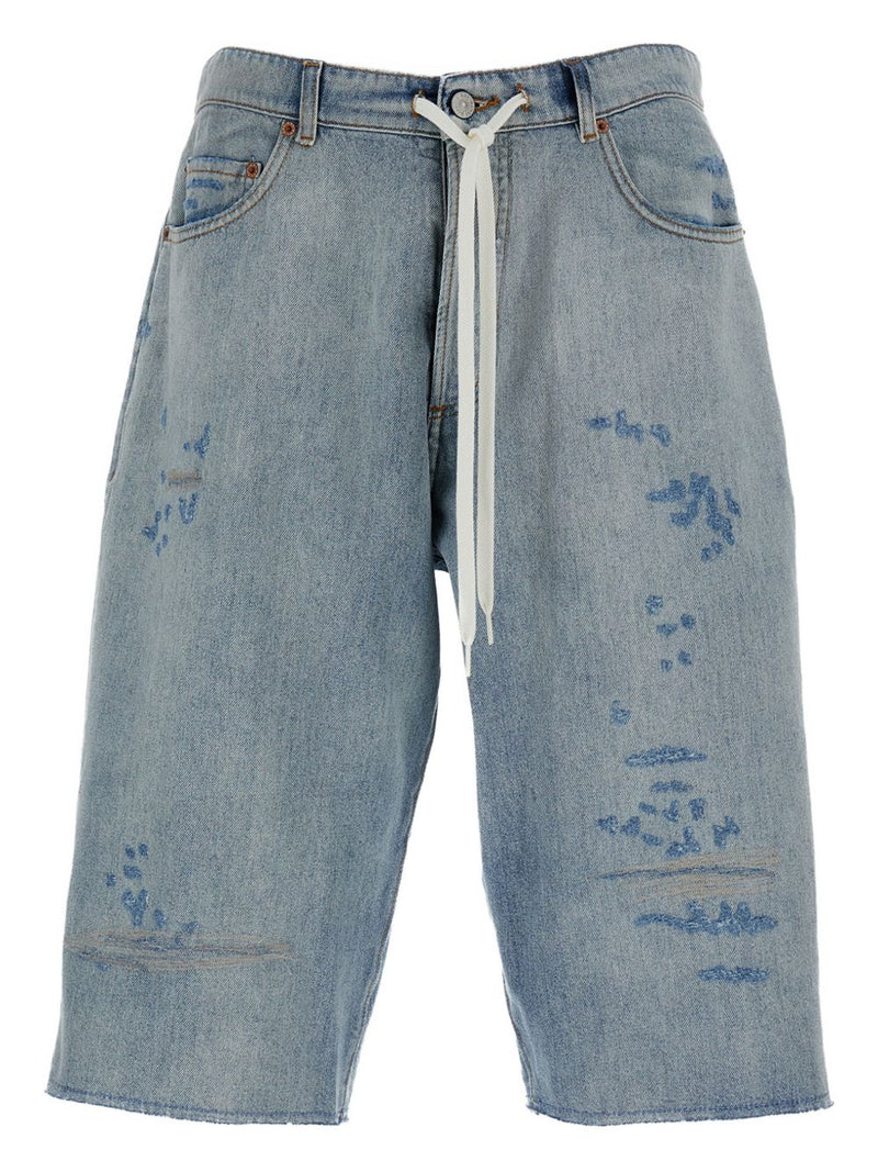 MM6 Maison Margiela Denim cotton shorts | Urbalenti™ NYC