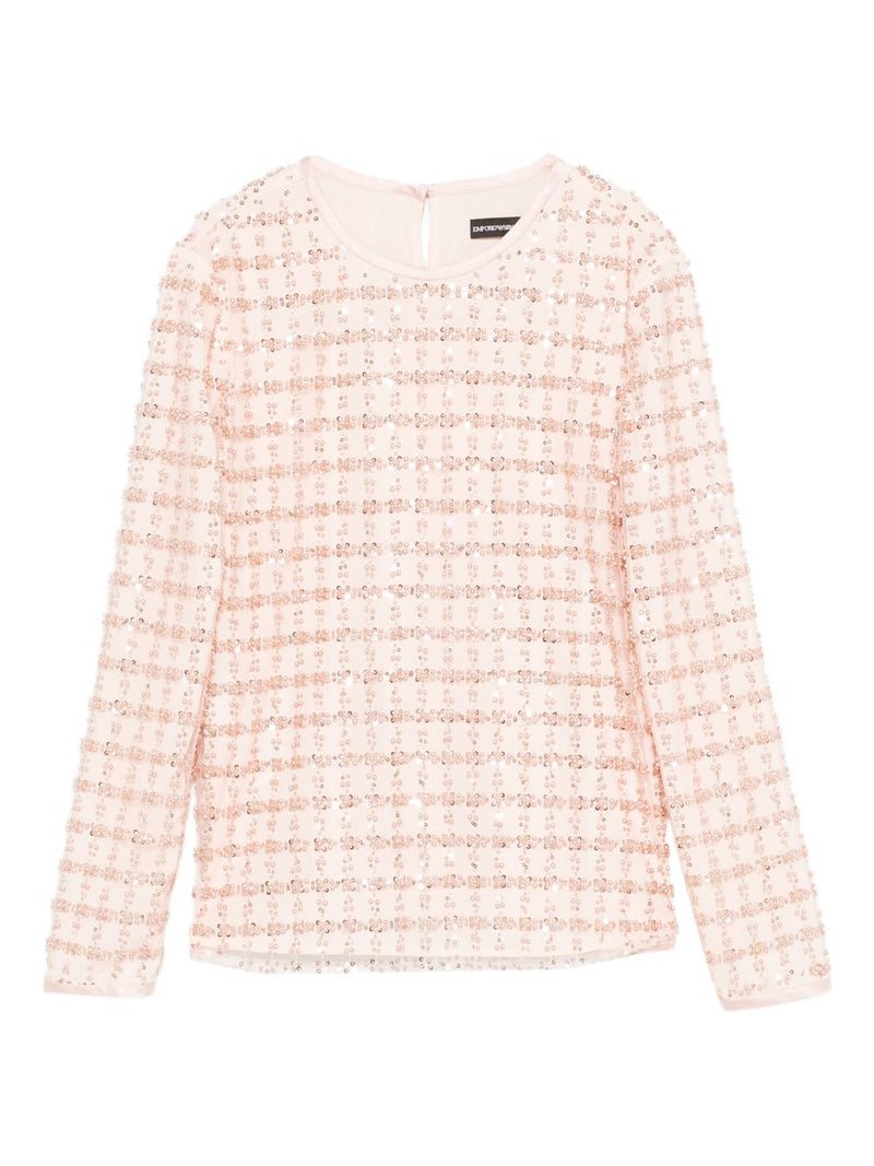 Emporio Armani Embroidered top | Urbalenti™ NYC