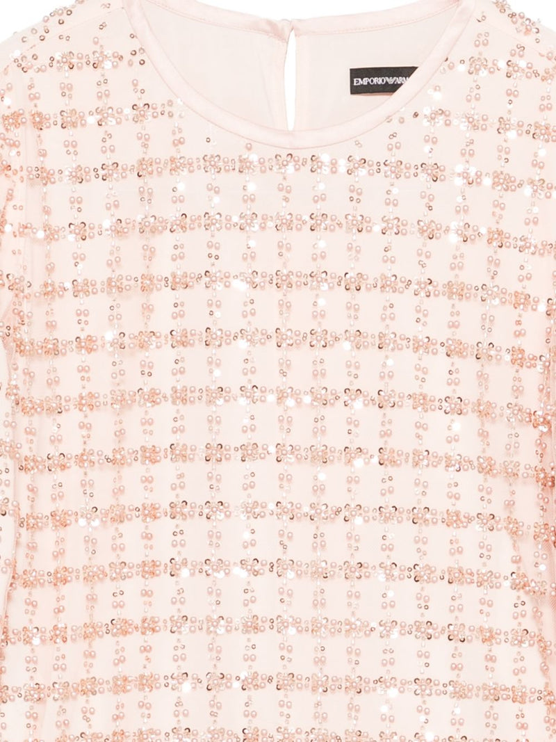 Emporio Armani Embroidered top | Urbalenti™ NYC