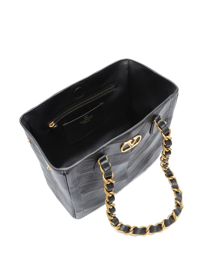 Valentino Garavani Laseine small leather shoulder bag... | Urbalenti™ NYC