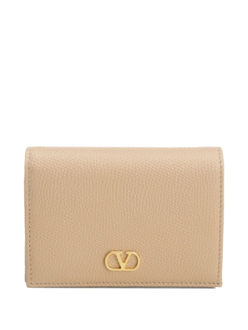 Valentino Garavani Valentino Garavani-VLogo Signature Grainy Calfskin Wallet