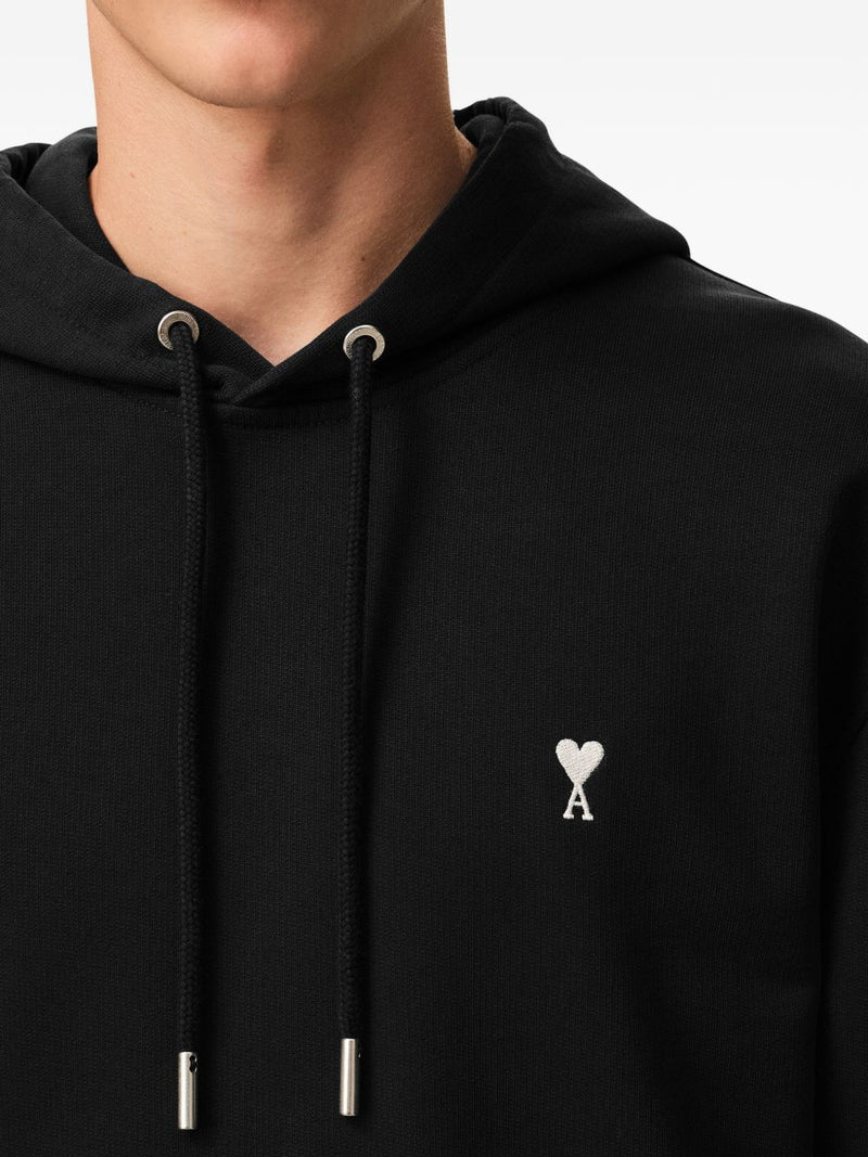 Ami Paris Ami De Coeur cotton hoodie | Urbalenti™ NYC