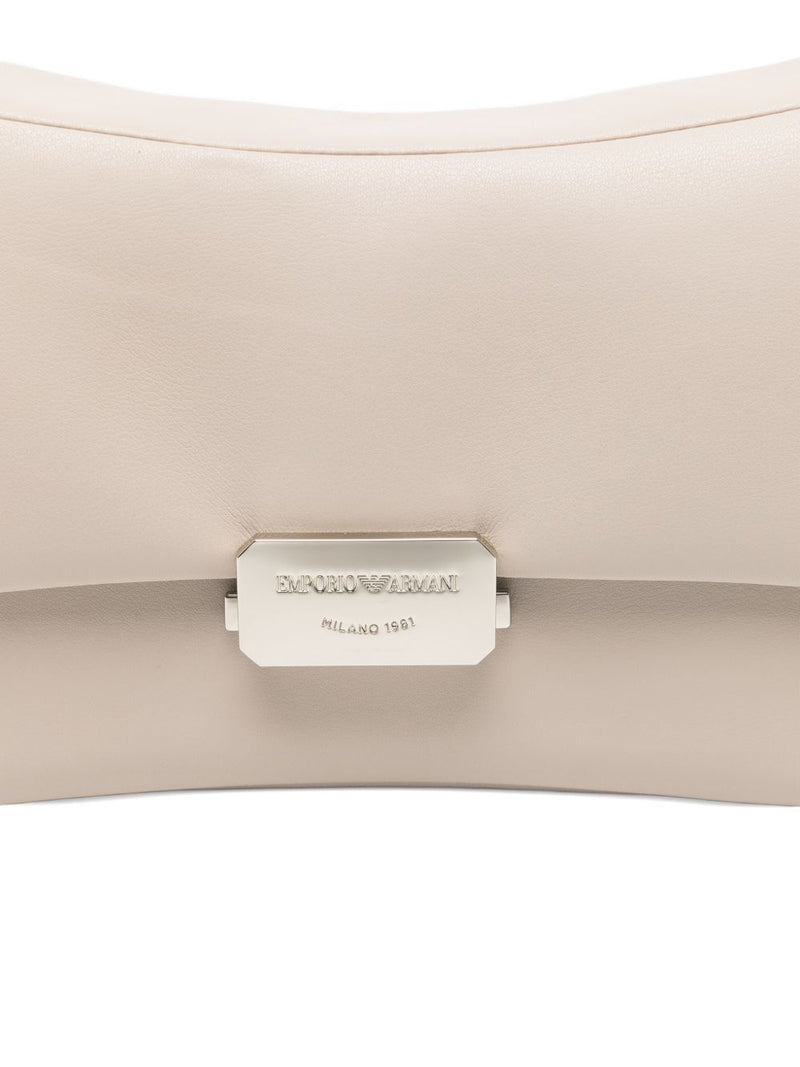 Emporio Armani soft leather shoulder bag | Urbalenti™ NYC