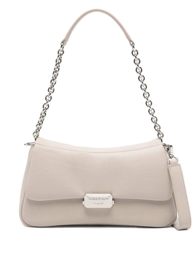 Emporio Armani soft leather shoulder bag | Urbalenti™ NYC