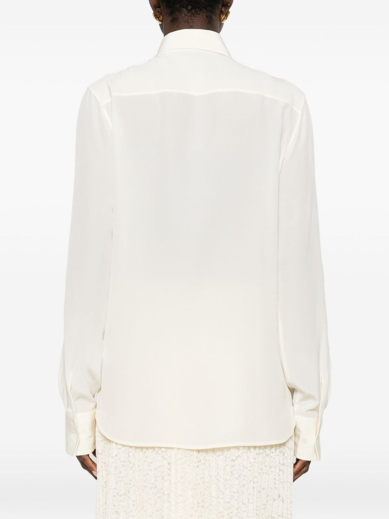Ermanno Scervino Ermanno Scervino Embroidered silk shirt