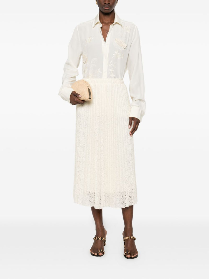 Ermanno Scervino Ermanno Scervino Embroidered long skirt