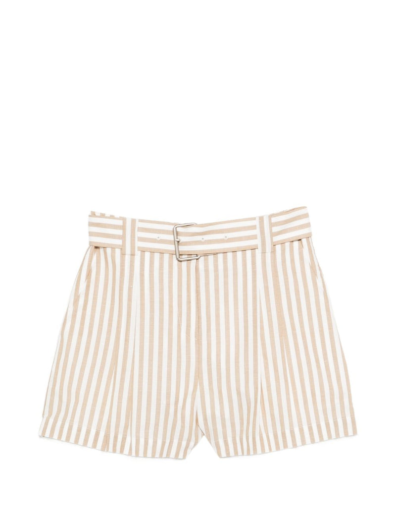 Iro Iro Anemone striped cotton shorts
