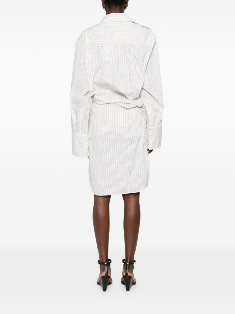 Iro Iro Lazul striped cotton dress