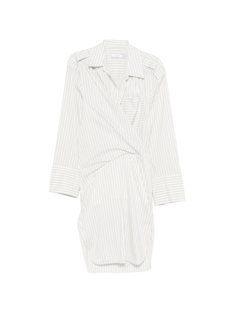 Iro Iro Lazul striped cotton dress