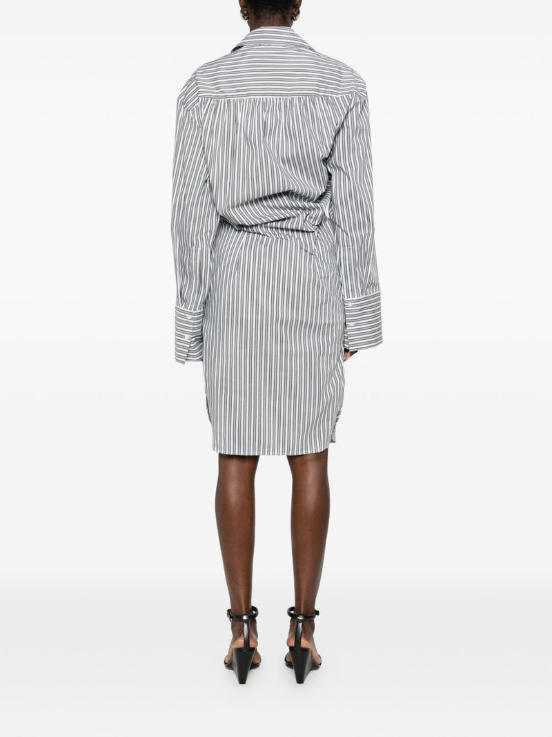 Iro Iro Lazul striped cotton dress