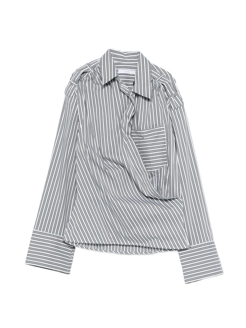 Iro Iro Lace striped cotton shirt