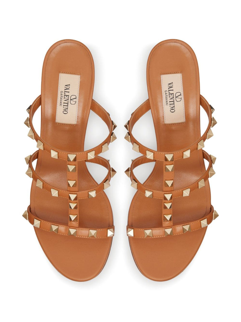 Valentino Garavani Rockstud 60mm leather mules | Urbalenti™ NYC