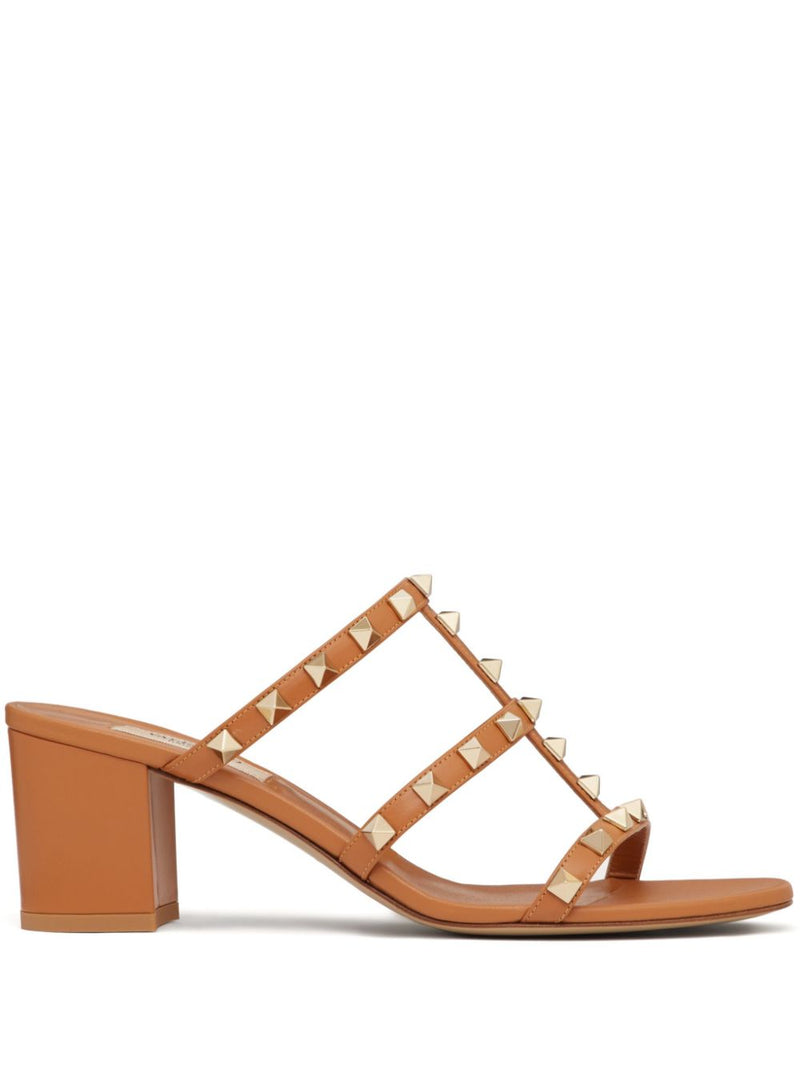 Valentino Garavani Rockstud 60mm leather mules | Urbalenti™ NYC