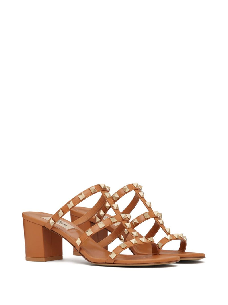 Valentino Garavani Rockstud 60mm leather mules | Urbalenti™ NYC