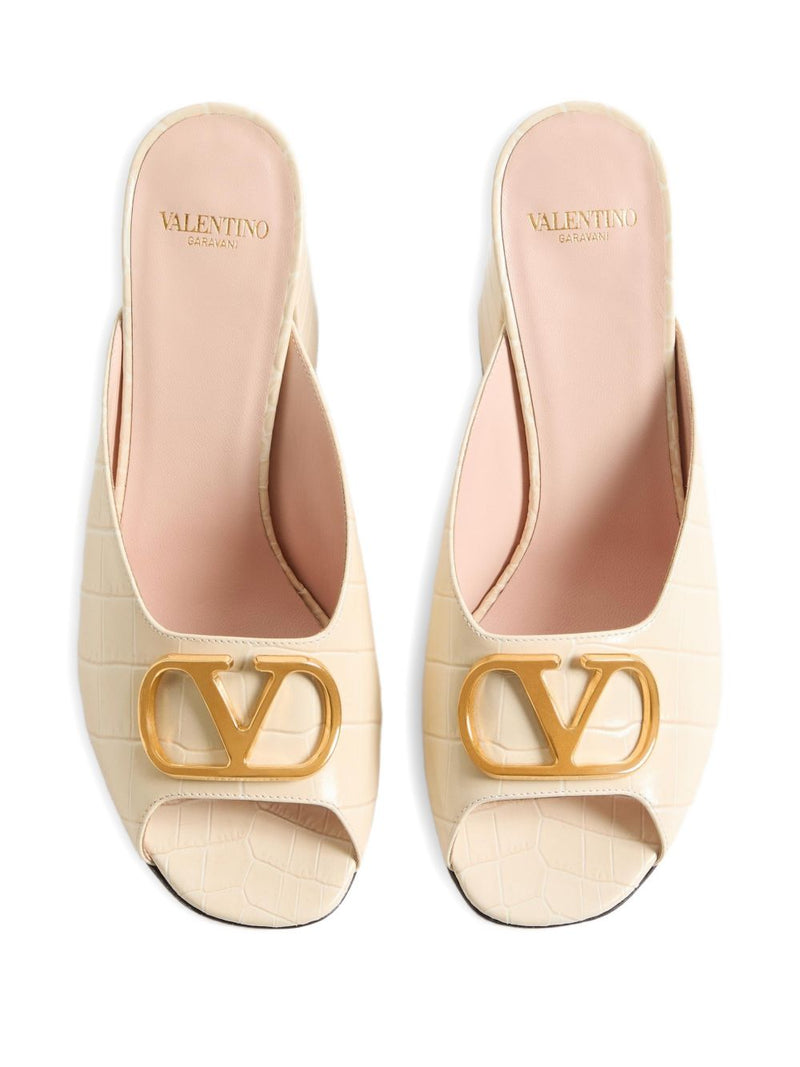 Valentino Garavani Valentino Garavani VLogo Signature leather mules