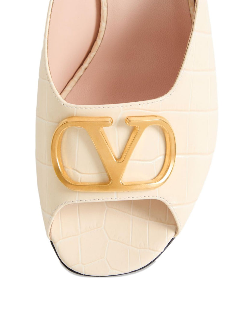 Valentino Garavani Valentino Garavani VLogo Signature leather mules