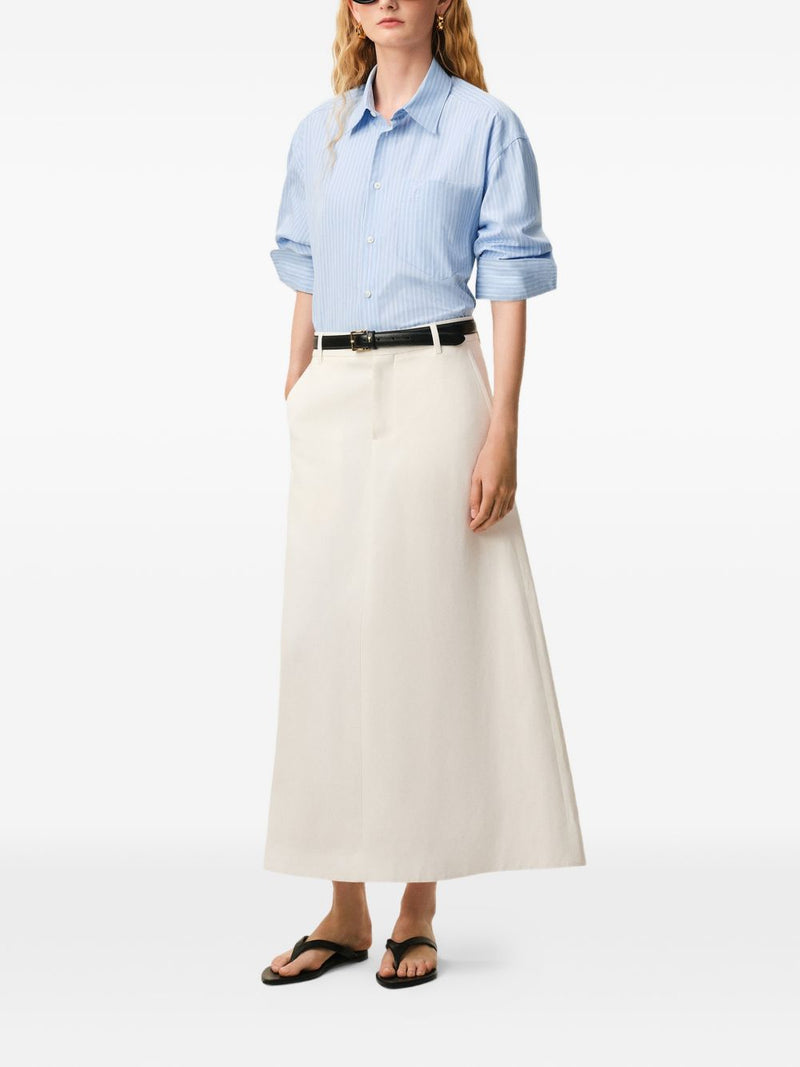 Ami Paris Striped cotton shirt | Urbalenti™ NYC