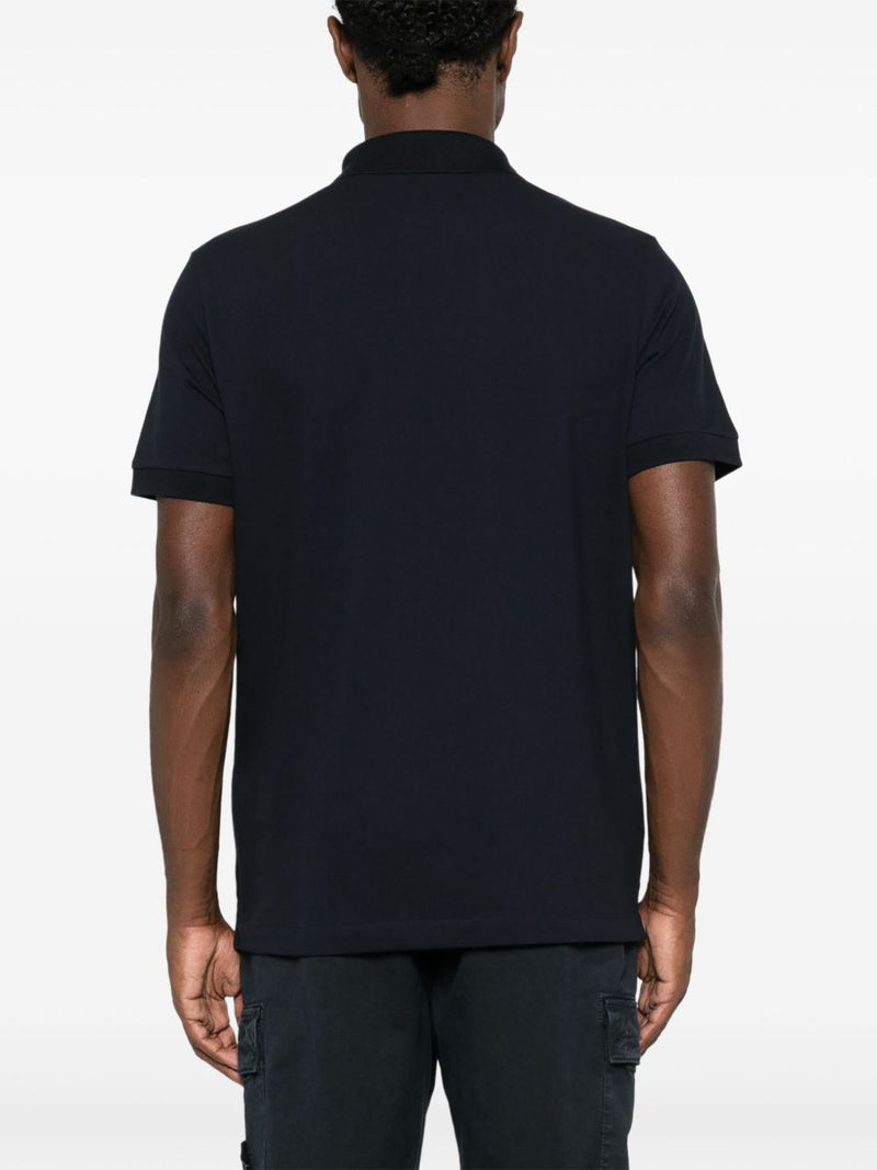 Stone Island Logo cotton polo shirt | Urbalenti™ NYC