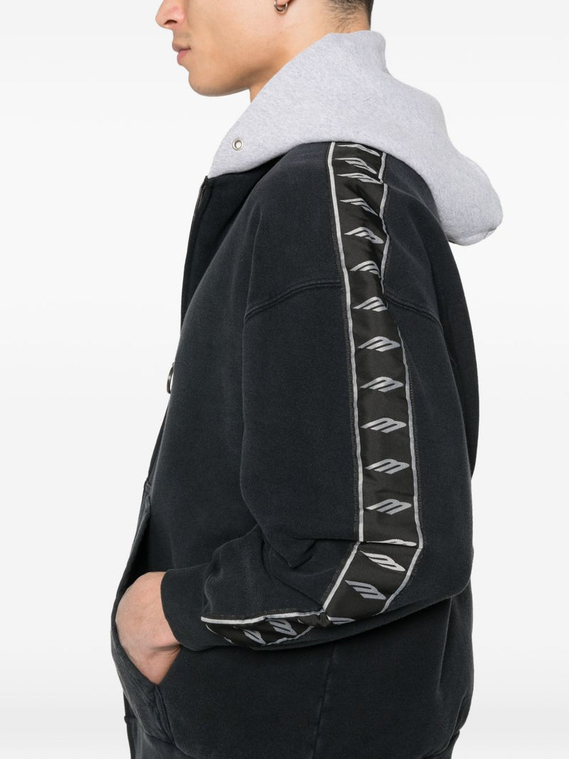 Balenciaga cotton zip-up hoodie | Urbalenti™ NYC