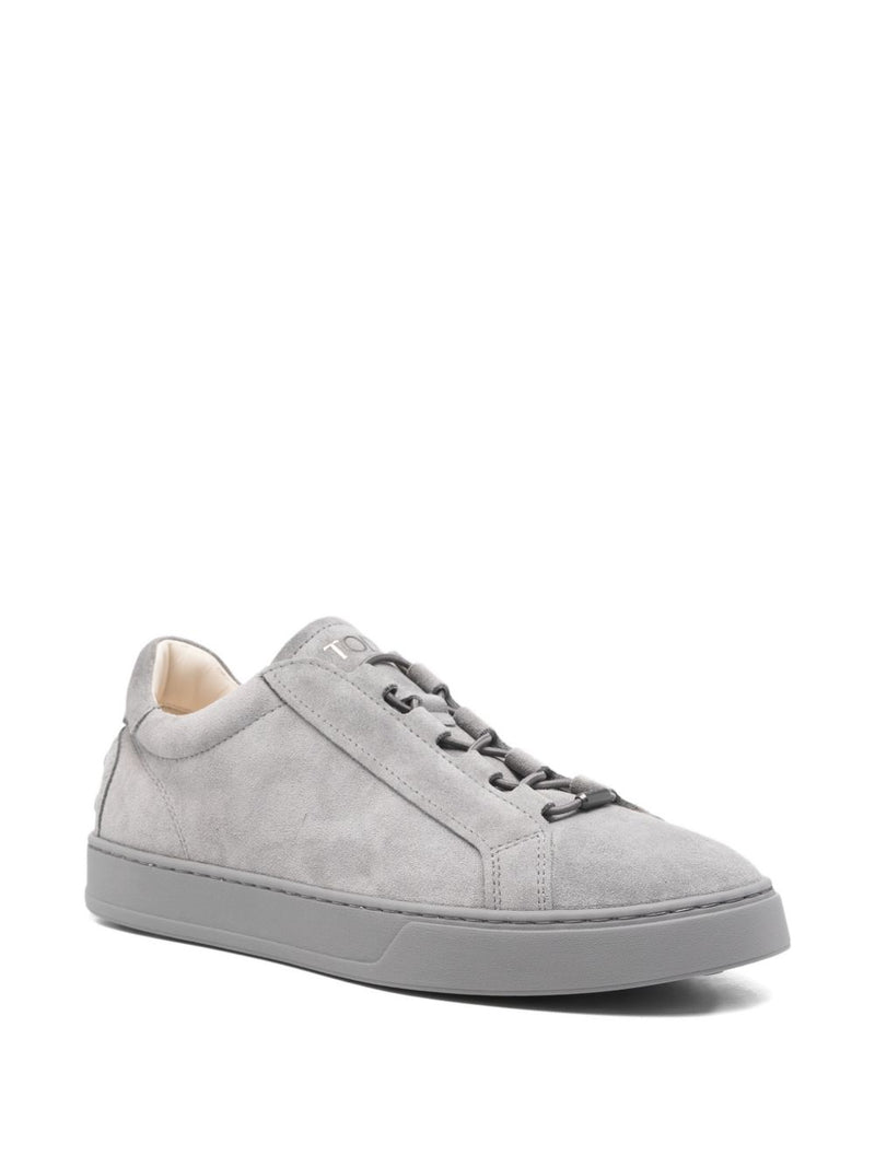 Tod'S Suede Sneakers - Grey Leather | Urbalenti™ NYC