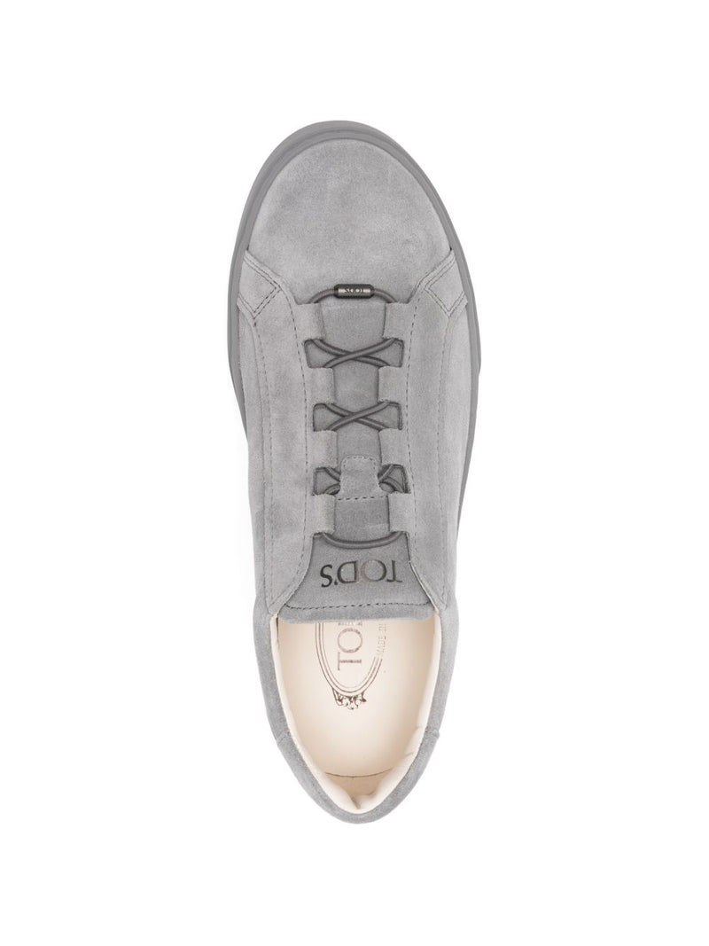 Tod'S Suede Sneakers - Grey Leather | Urbalenti™ NYC