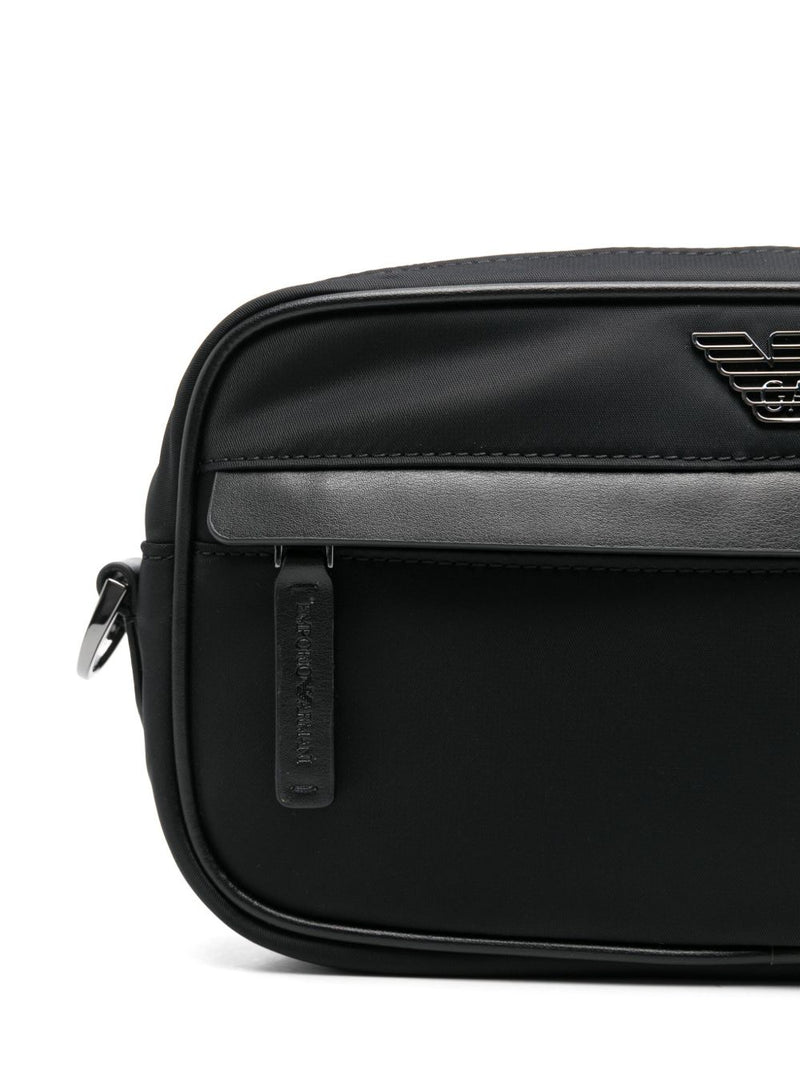 EMPORIO ARMANI EXCLUSIVE Asv Recycled Nylon Washbag | Urbalenti™ NYC