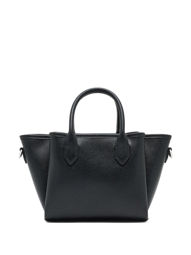 Emporio Armani Small Shopper With Palmellato Finish | Urbalenti™ NYC